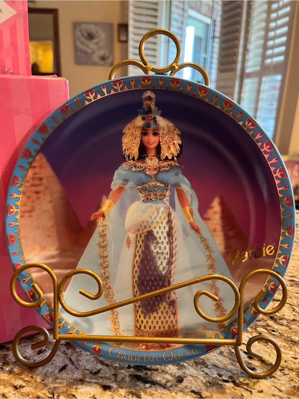 Limited edition “Egyptian Queen” Barbie Collectors Plate